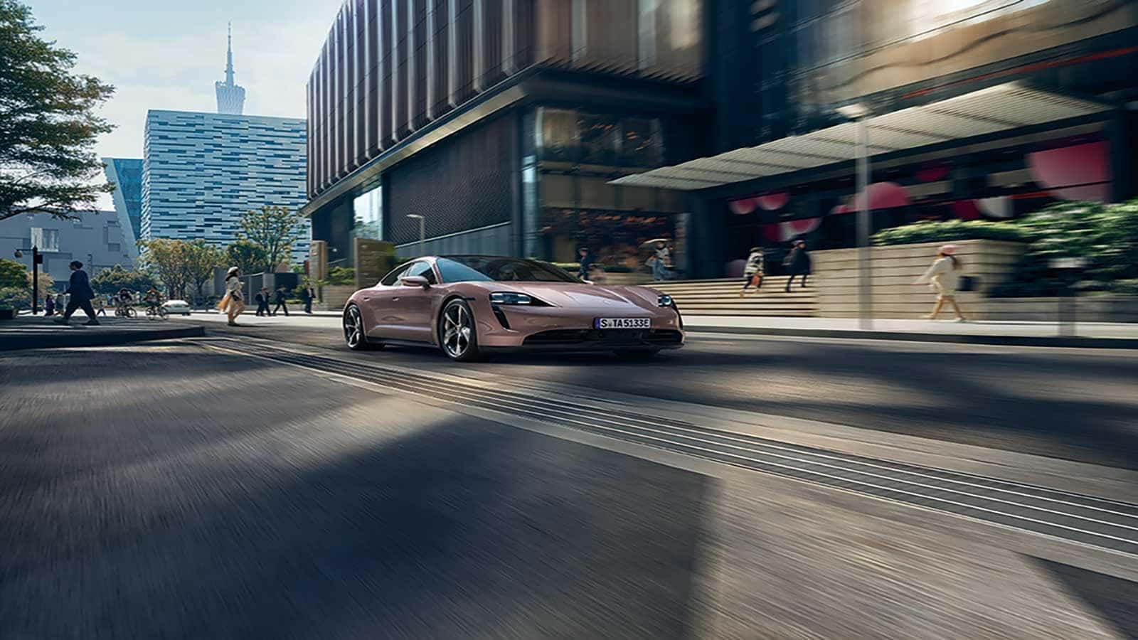 porsche taycan electric car