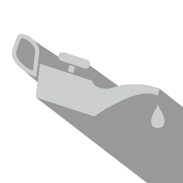 Oil can icon with a drop of oil