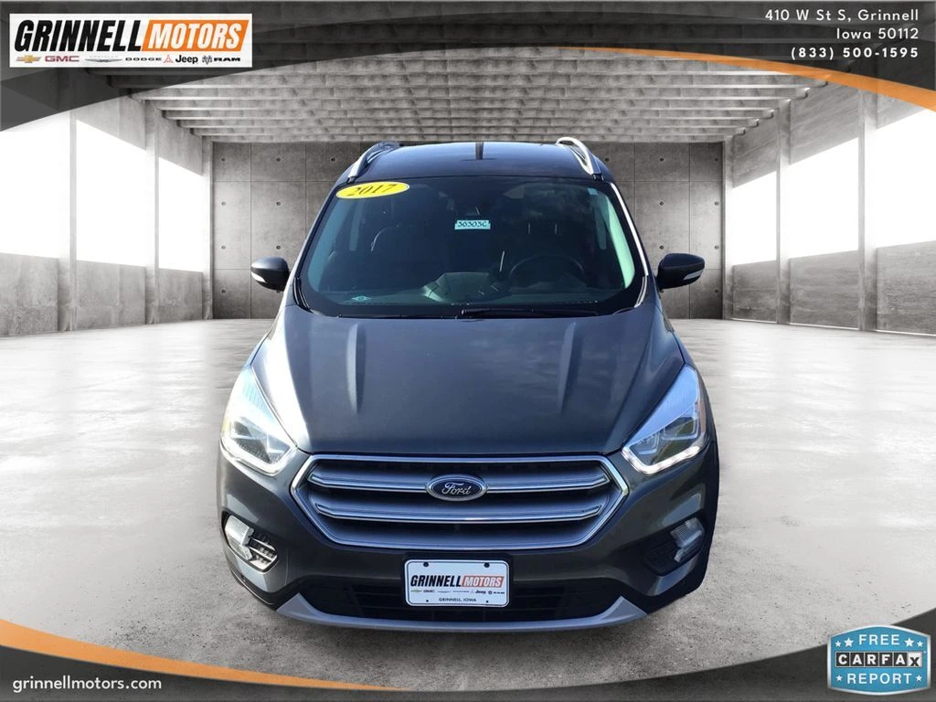 Used 2017 Ford Escape Titanium with VIN 1FMCU9J92HUF09932 for sale in Grinnell, IA