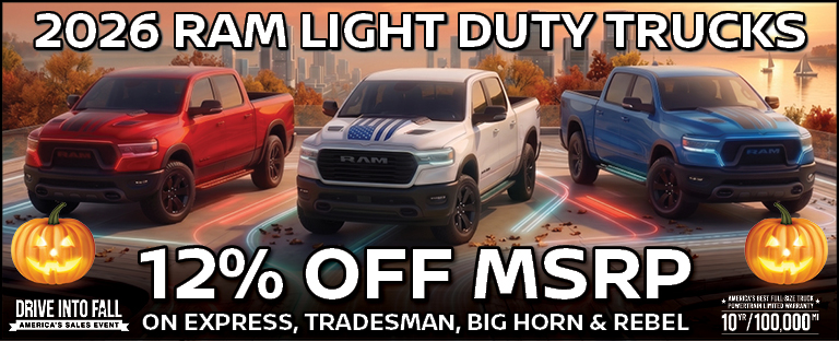 2026 RAM LIGHT DUTY TRUCKS