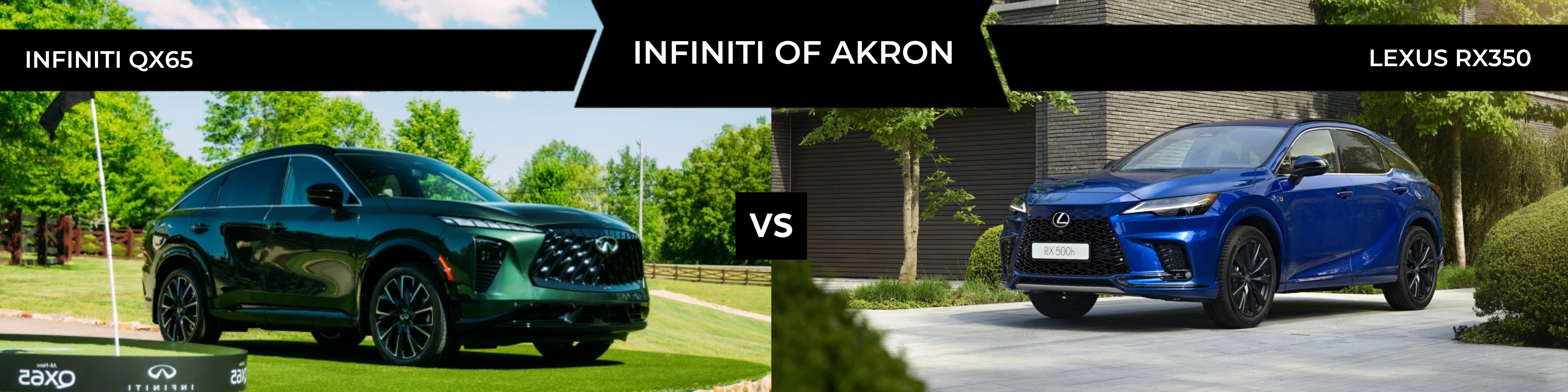 INFINITI QX65 vs. Lexus RX 350