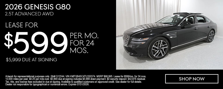 2026 Genesis G80