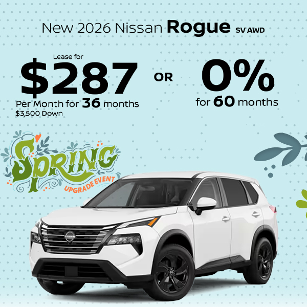 New 2026 Nissan Rogue SV AWD at Greensboro Nissan