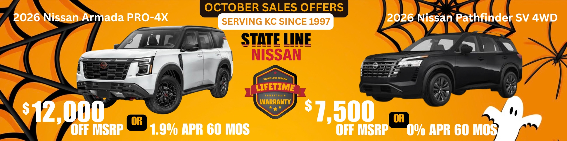OCTOBER SALES OFFERS ARMADA PATHFINDER