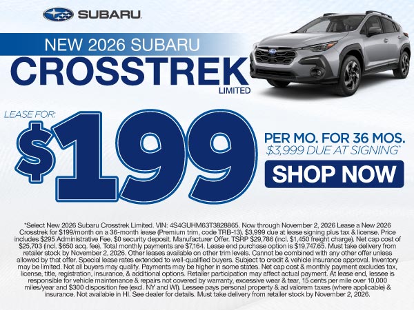 New 2026 Subaru Crosstrek Limited 