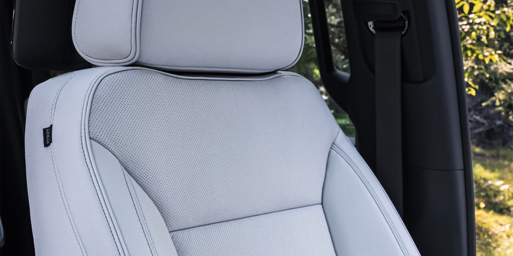A close look at the interior of a suburban.