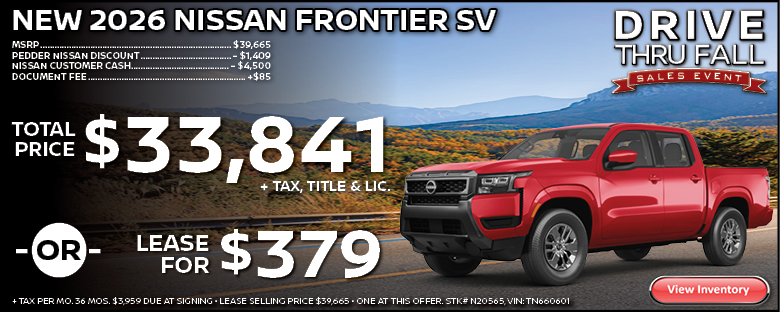 2026 Nissan Frontier SV