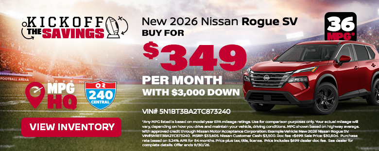New 2026 Nissan Rogue