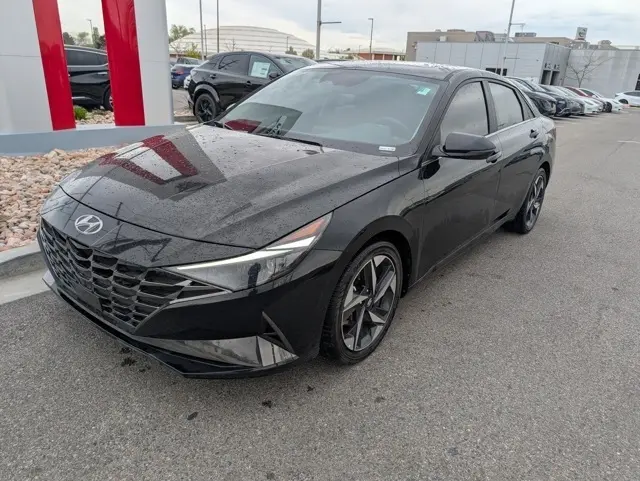 Used 2023 Hyundai Elantra Limited with VIN KMHLN4AJ5PU059556 for sale in North Salt Lake, UT