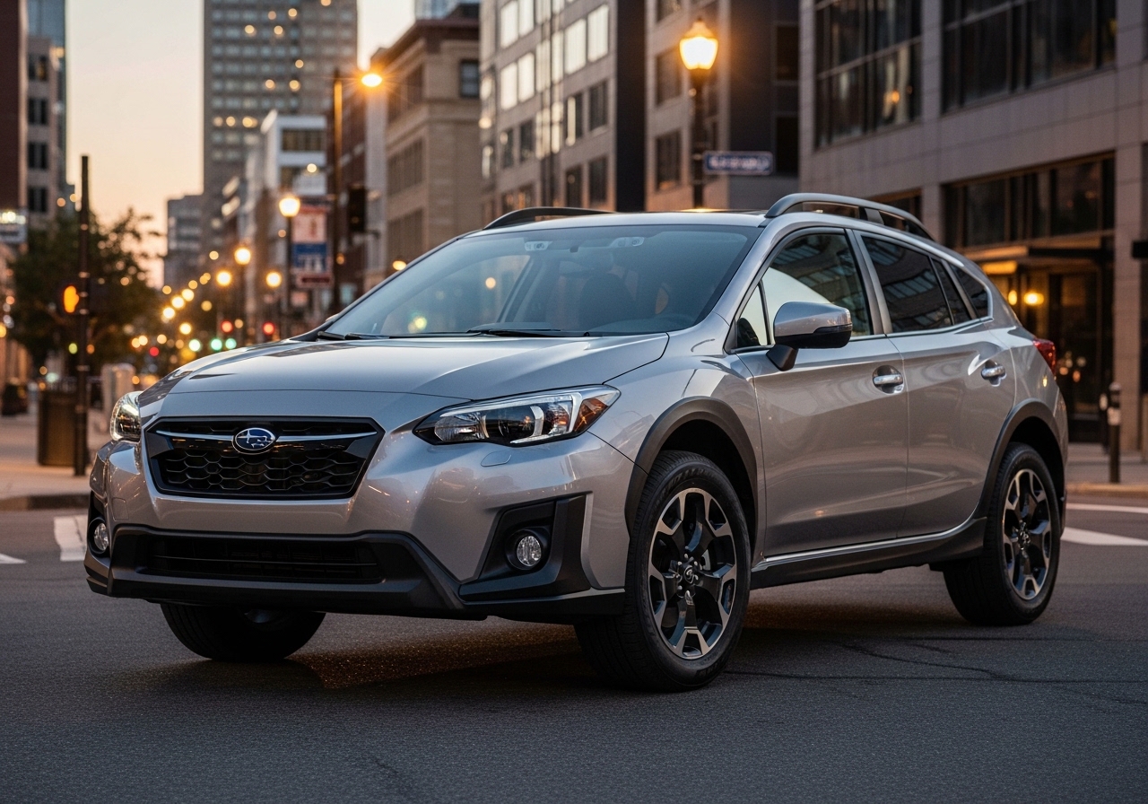 Interior view of 2026 Subaru Crosstrek infotainment and seating