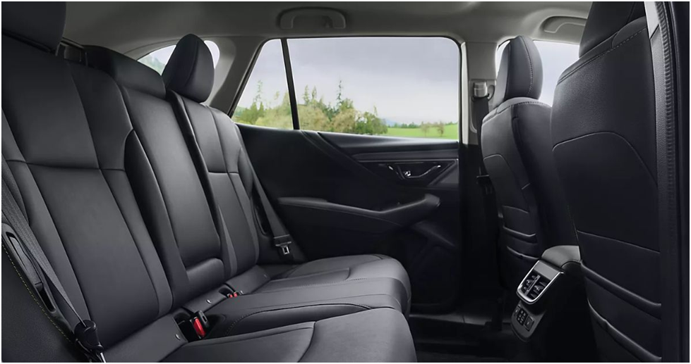Black StarTex water-repellent rear seats in the 2025 Subaru Outback Onyx Edition