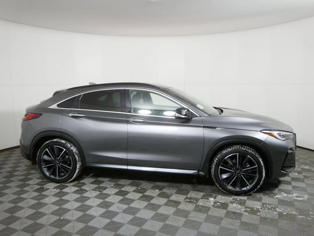 Used 2025 INFINITI QX55 Essential with VIN 3PCAJ5KR6SF100277 for sale in Golden Valley, Minnesota