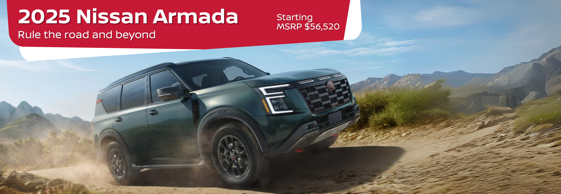 2025 Nissan Armada banner