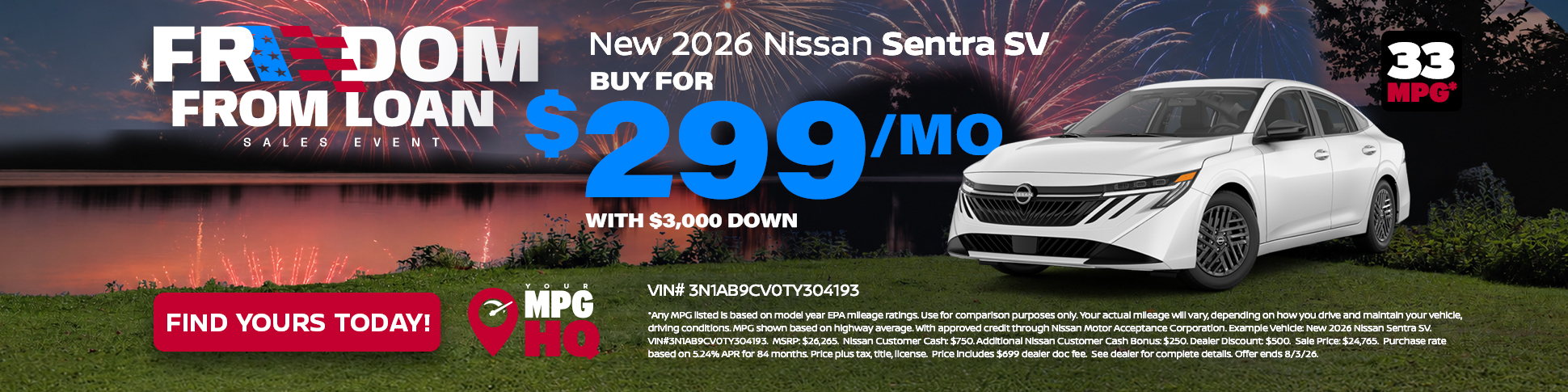 New 2026 Nissan Sentra
