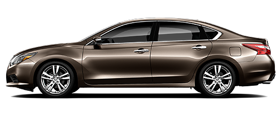 Brown 2017 Nissan Altima 3.5 SL sedan, side profile