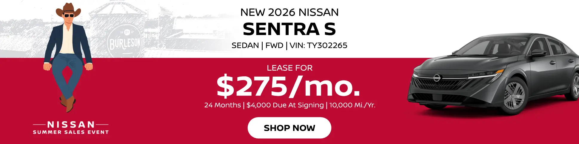 July Sentra Lease