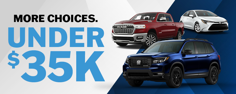 Quality Vehicles Under 35K