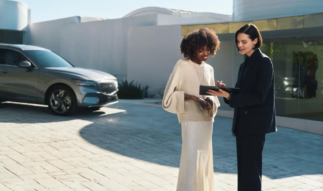 Genesis Service Valet vehicle pickup explained