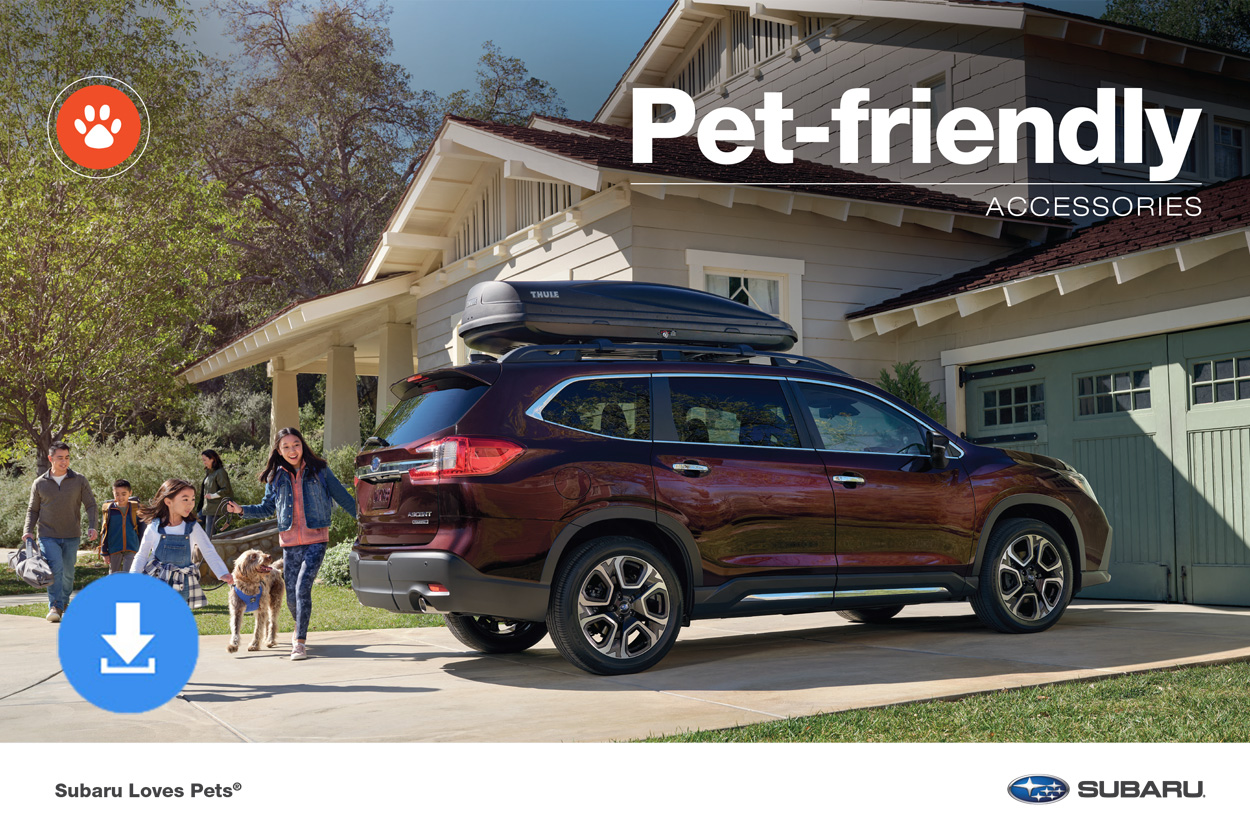 Subaru Pet Friendly Accessories Brochure