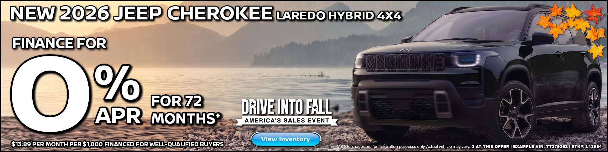 new 2026 Jeep CHEROKEE lAREDO hybrid 4x4