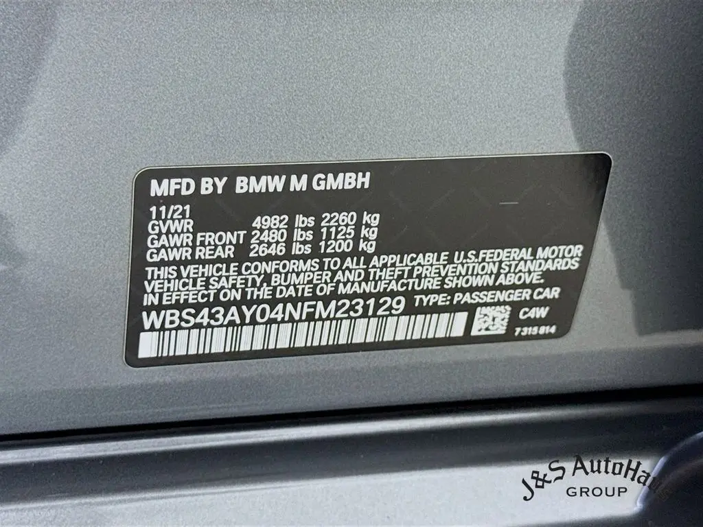 2022 Bmw M3 3 photo 39