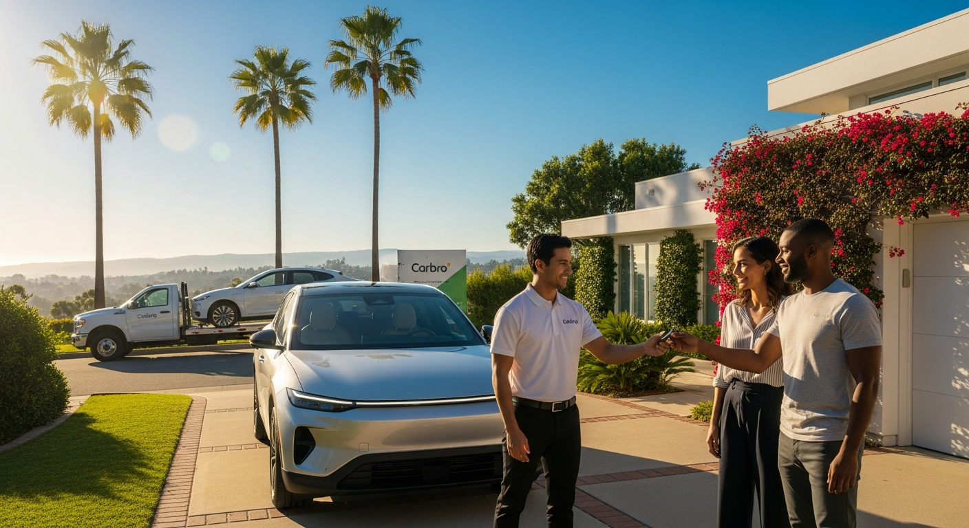 New car delivery across California from Carbro Studio