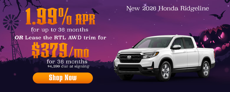 New 2026 Honda Ridgeline