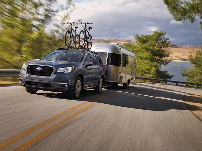 New Subaru vehicles on the lot