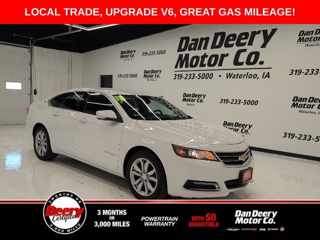 Summit White 2018 Chevrolet Impala Sedan Front-Wheel Drive Automatic