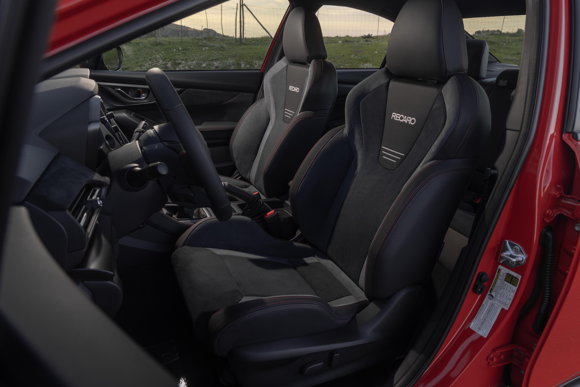 Front Seat Details in the 2026 Subaru WRX