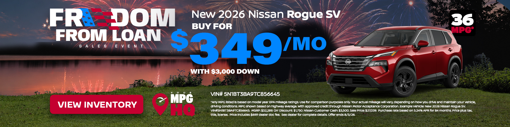 New 2026 Nissan Rogue