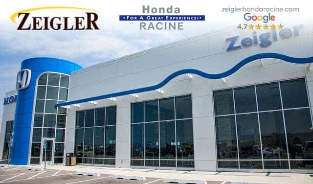 Exterior of Zeigler Honda of Racine dealership building in Wisconsin