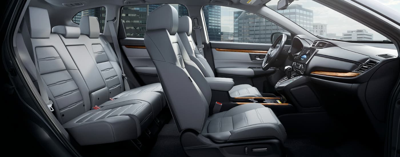 Grey interior of a 2020 Honda CR-V Touring