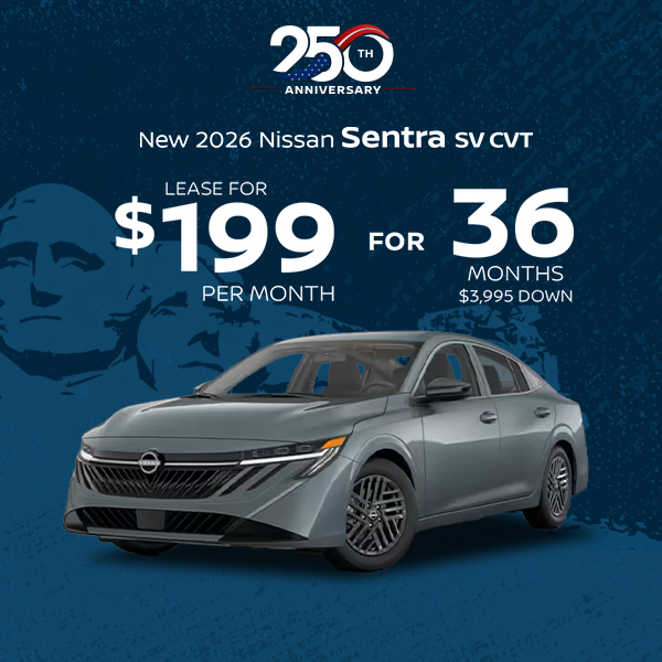 New 2026 Nissan Sentra SV CVT