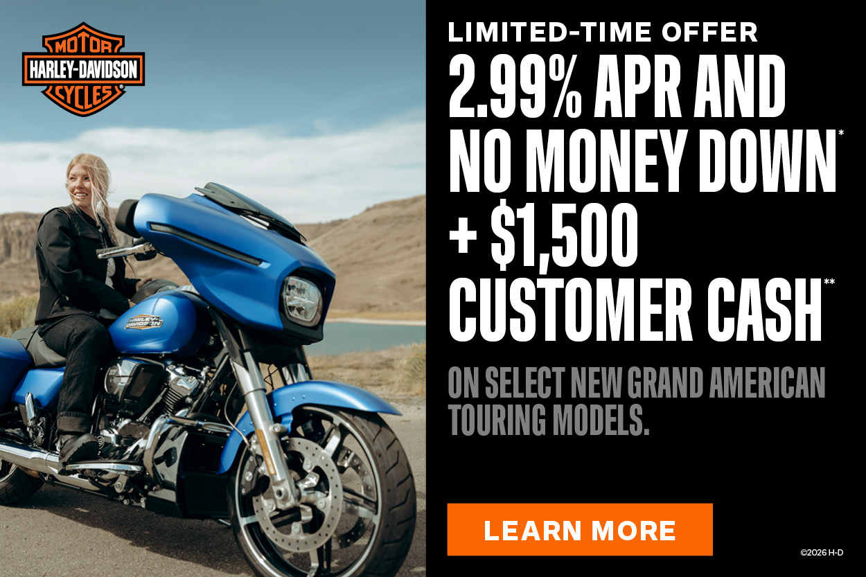 Limited-Time Offer 2.99% APR & No Money Down + $1,500 Customer Cash