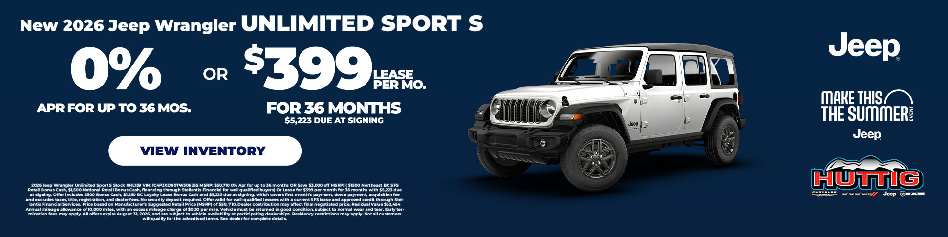 2026 Jeep Wrangler Specials