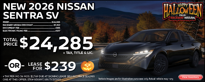 2026 Nissan Sentra Lease Offer