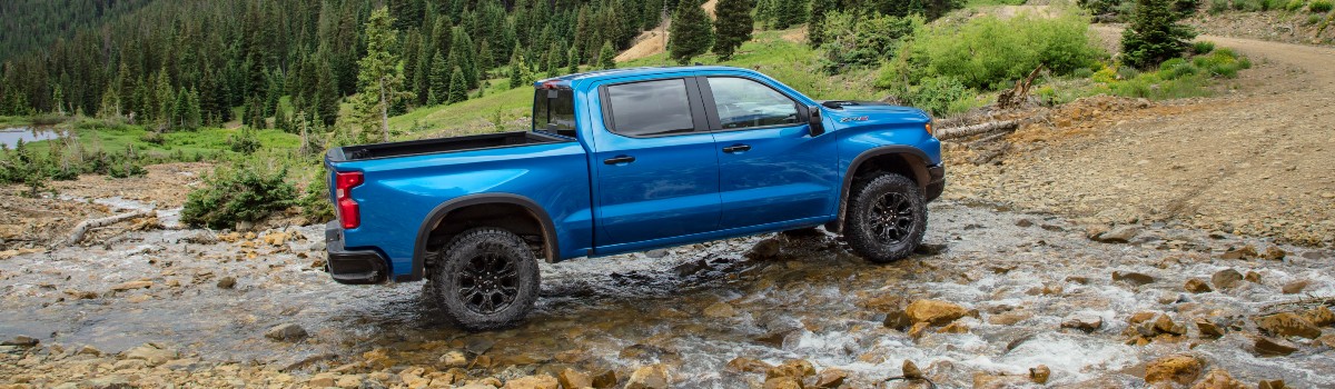 2024 Chevrolet Silverado ZR2 Exterior Passenger Side Rear Profile Off-Road