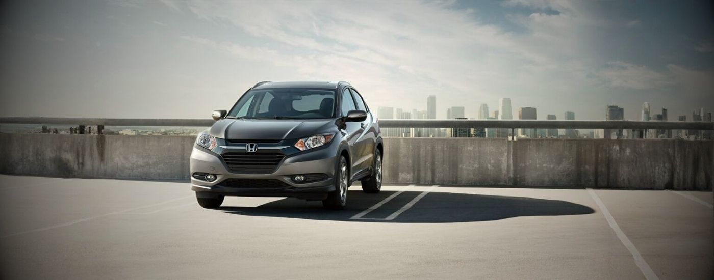 Grey 2016 Honda HR-V parked near a city