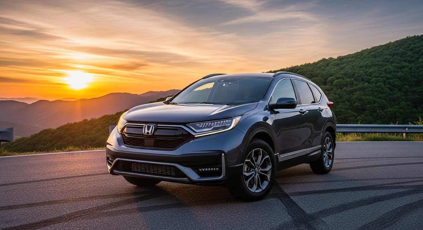 Explore the 2025 Honda CR-V Hybrid at Kunes Honda of Quincy. Check out our inventory and find the perfect model for you. Shop New Hondas today!