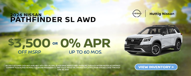 2026 Nissan Pathfinder (New) Vehicle Trim: SL 4WD