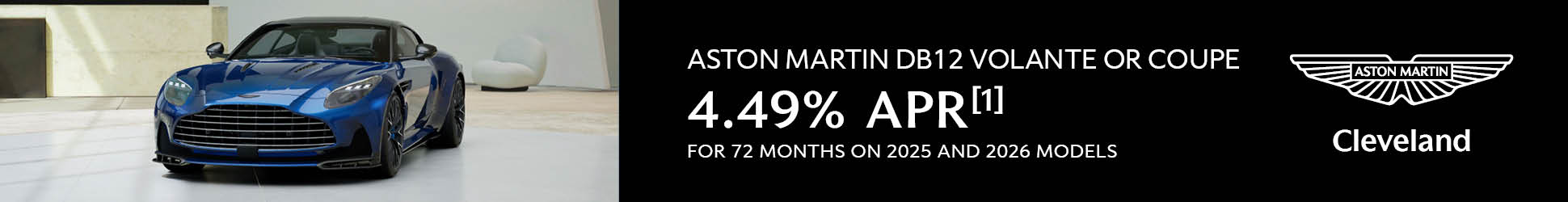 Aston Martin DB12 Volante or Coupe