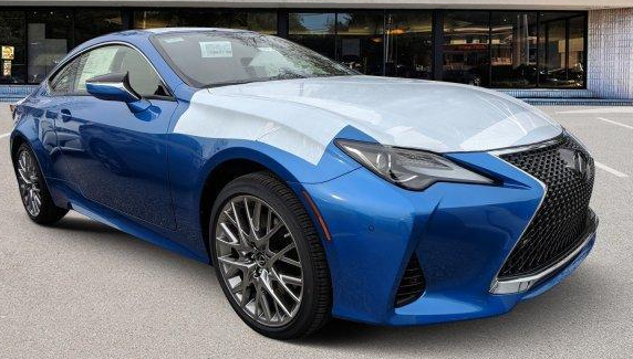 Blue Vortex Metallic on 2019 Lexus RC