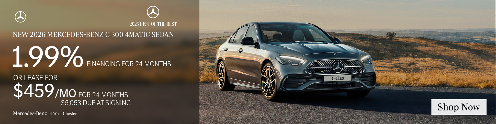 New 2026 Mercedes-Benz C 300 4MATIC Sedan