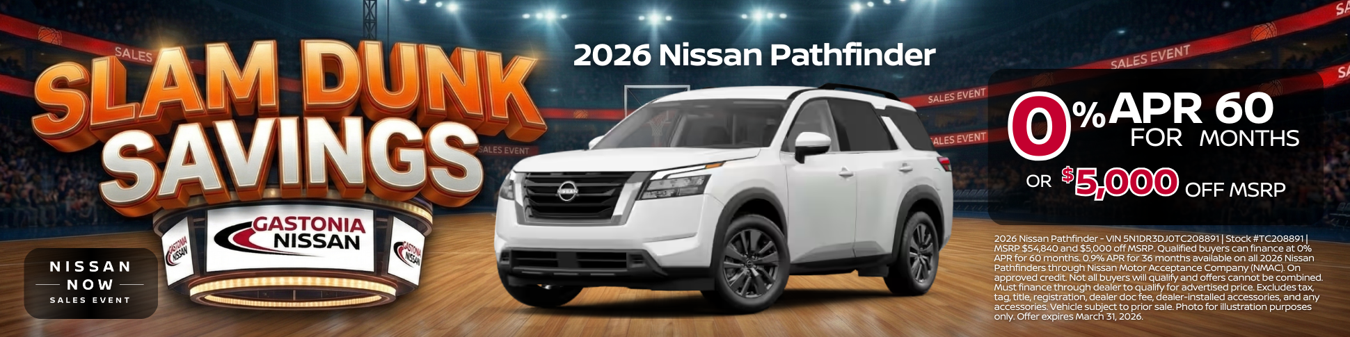 March Specials Gastonia Nissan