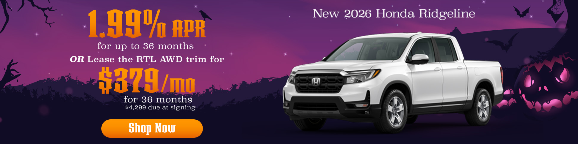New 2026 Honda Ridgeline