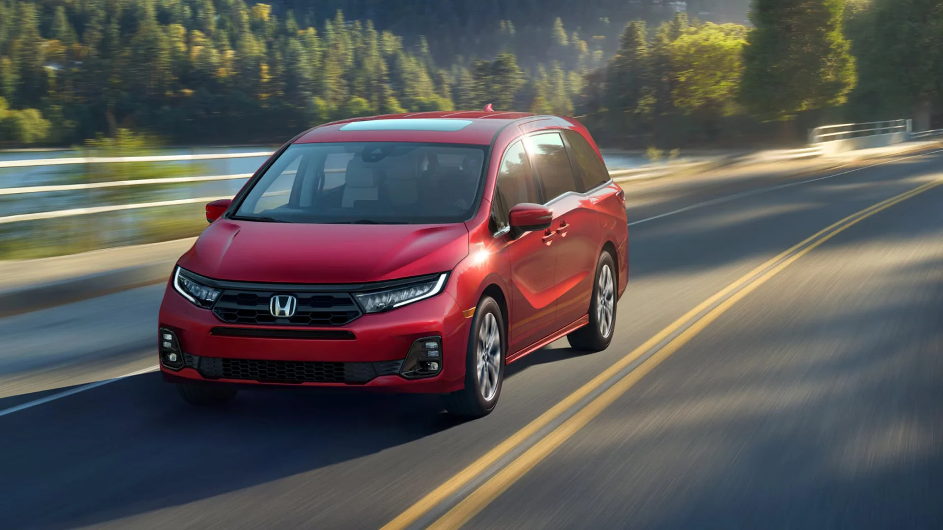 2027 Honda Odyssey on the road