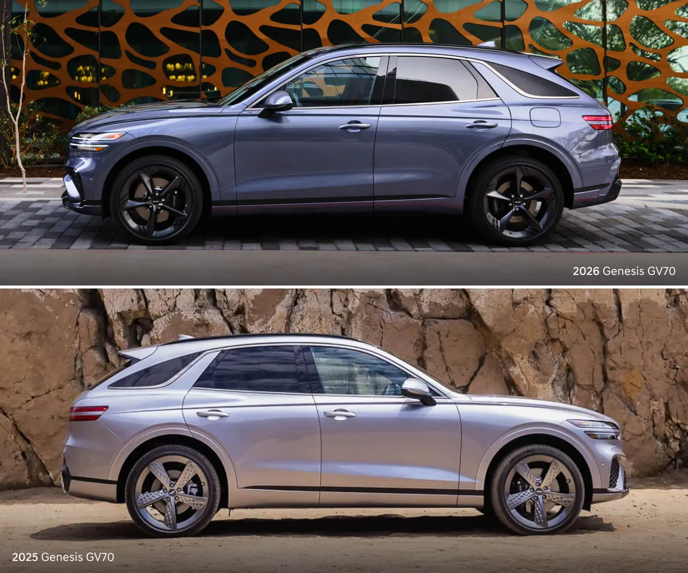 2026 Genesis GV70 vs. 2025 Genesis GV70: Specs