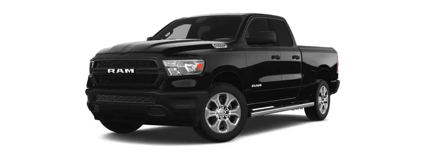 The Ram 1500 Tradesman HFE trim.