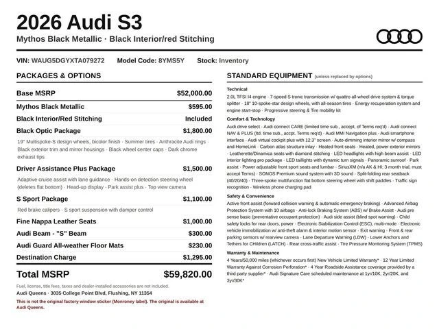 2026 Audi S3 Base - Photo 16